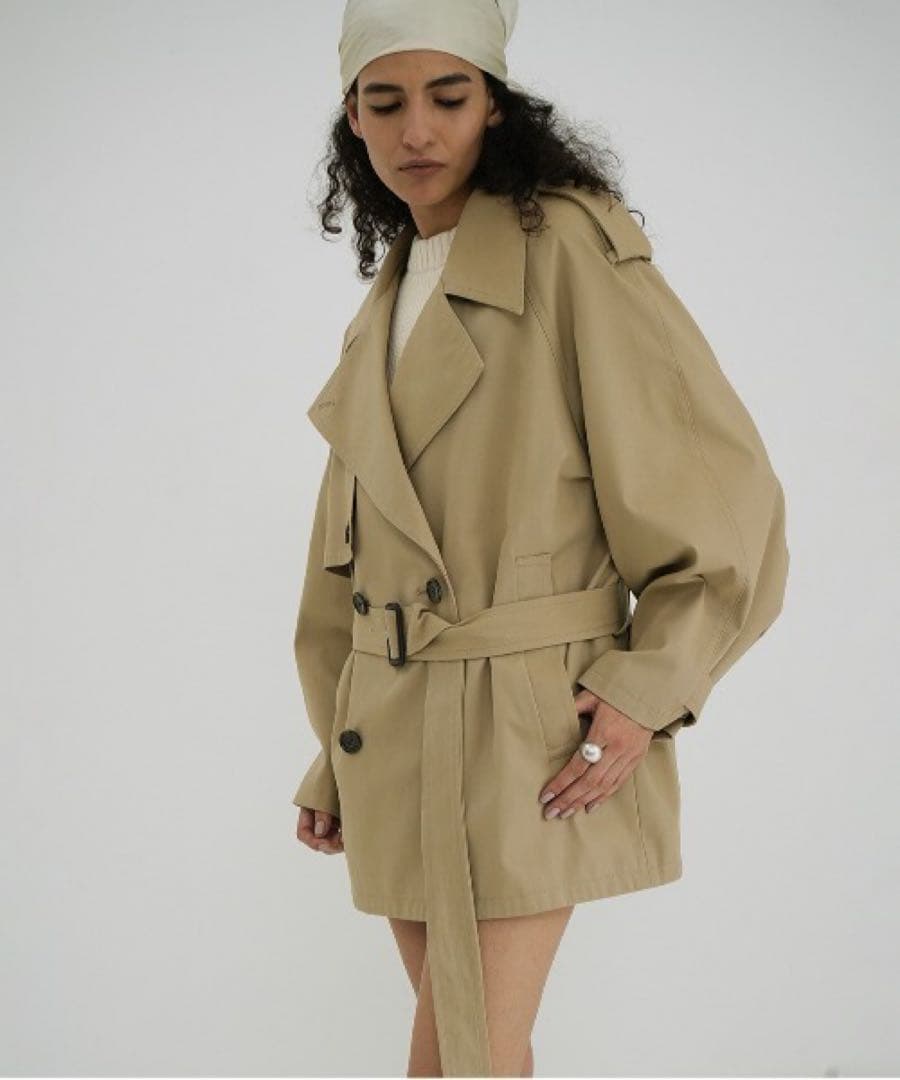 【新品未使用】CLANE OVER SHORT TRENCH COAT