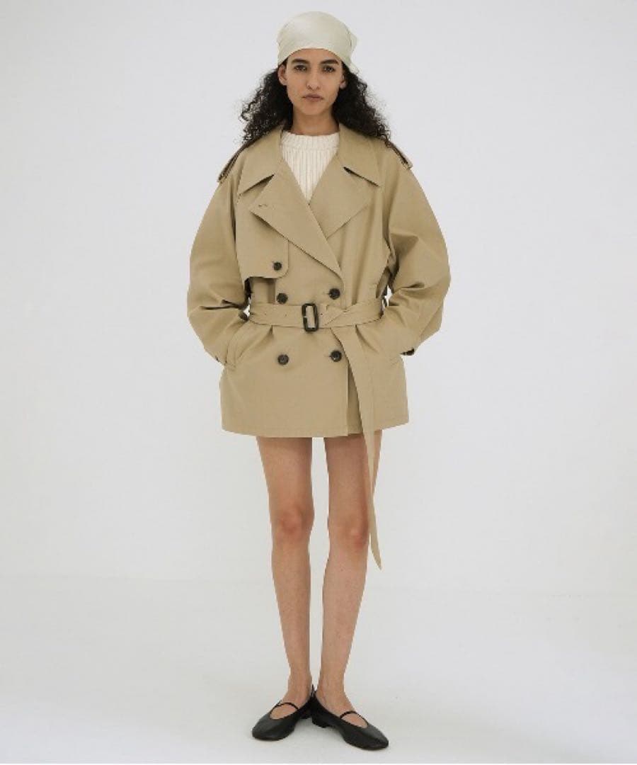 【新品未使用】CLANE OVER SHORT TRENCH COAT