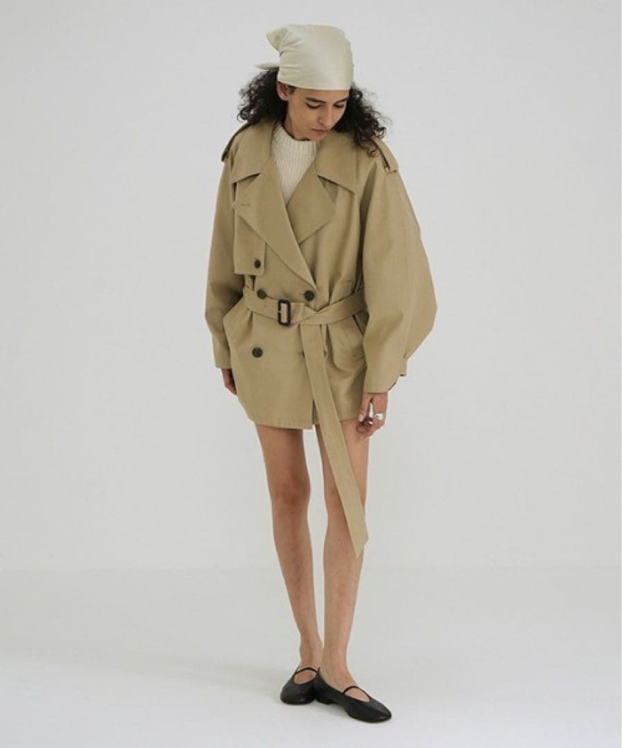 【新品未使用】CLANE OVER SHORT TRENCH COAT