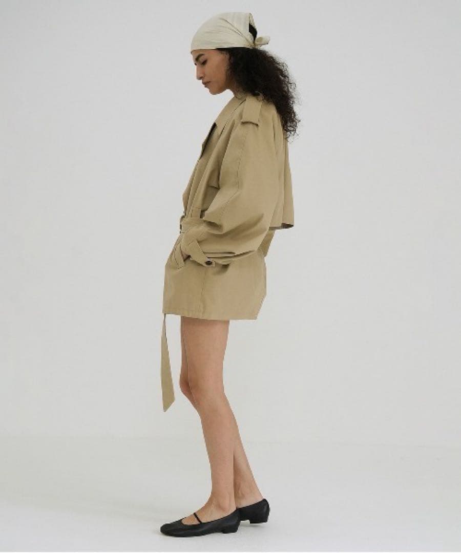【新品未使用】CLANE OVER SHORT TRENCH COAT