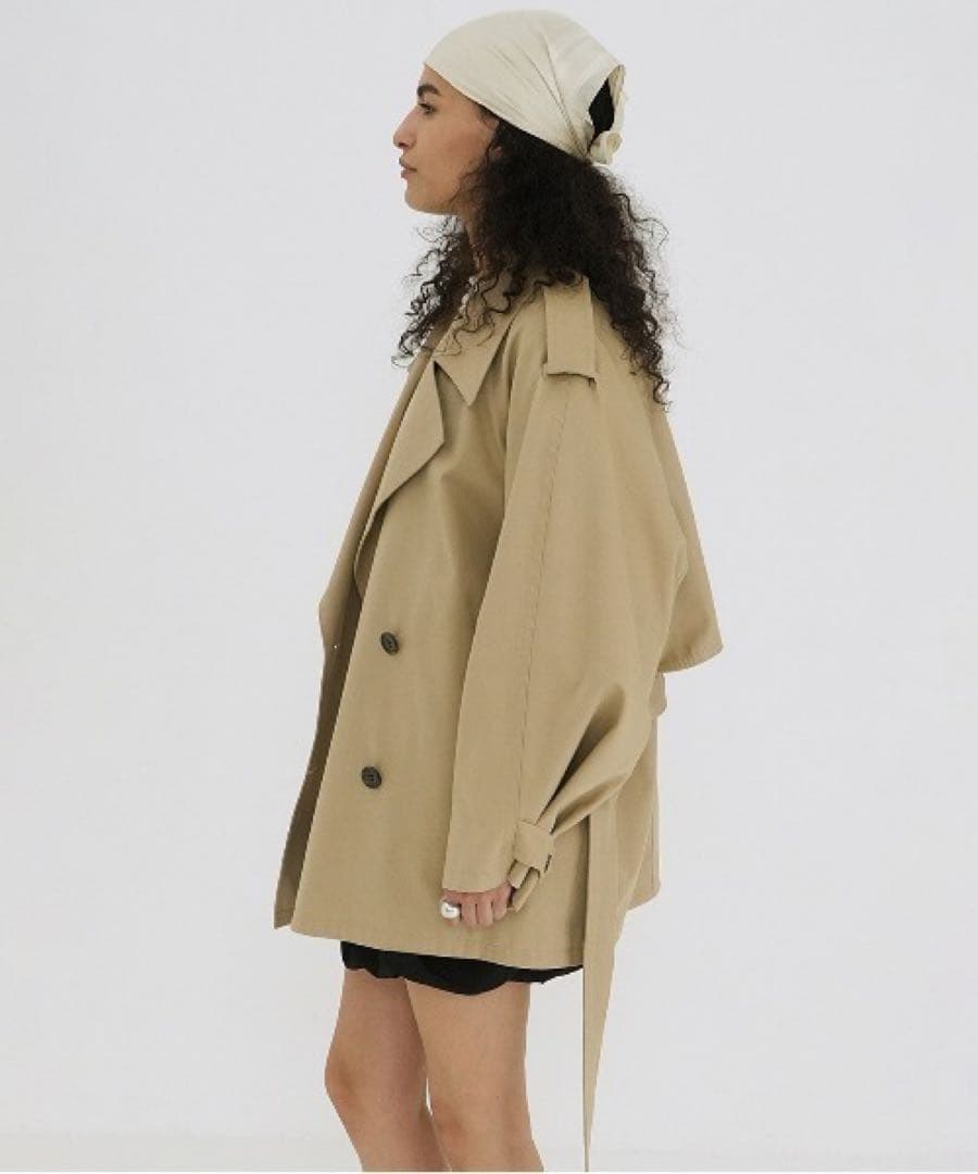 【新品未使用】CLANE OVER SHORT TRENCH COAT