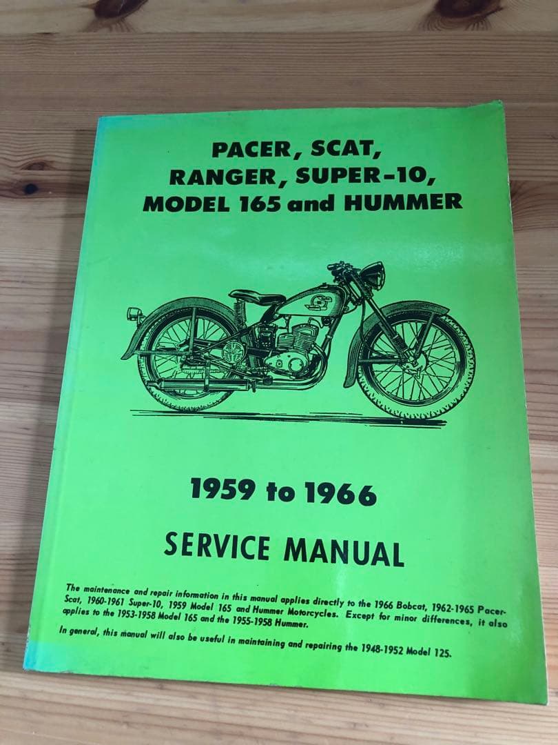 【絶版書籍】Model165 Hummer マニュアル