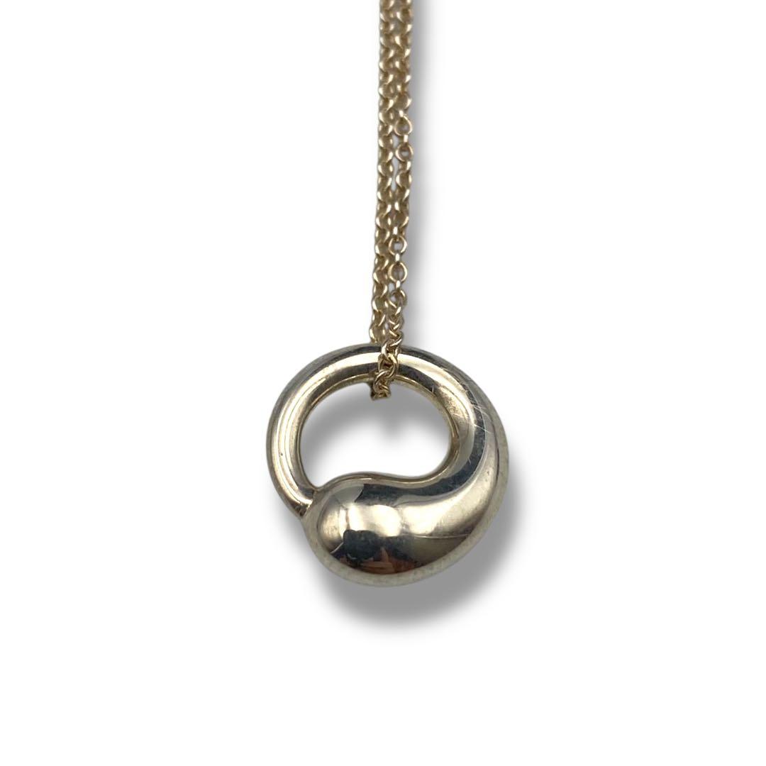 美品 TIFFANY ティファニー ネックレス エターナルサークル SV925