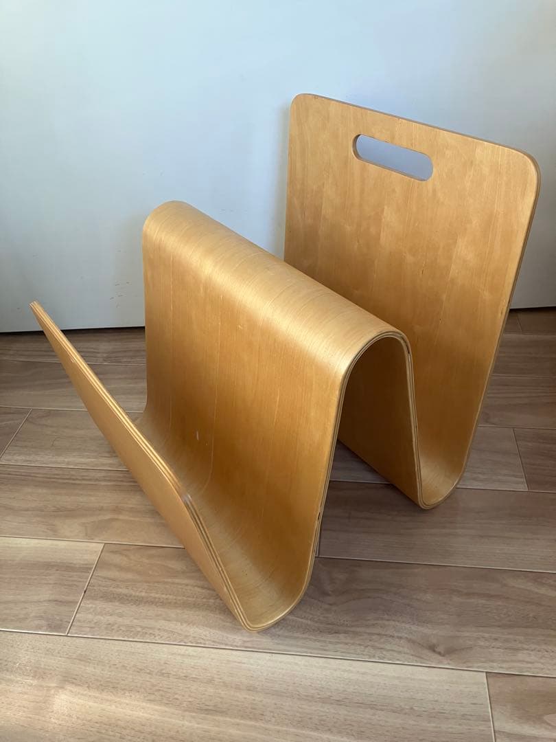 プライウッド　ミッドセンチュリー　 マガジンラック