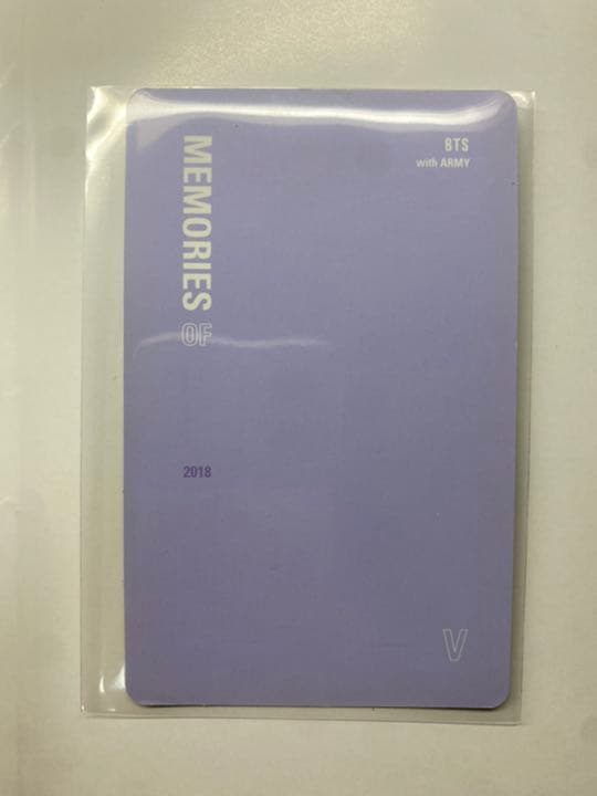 BTS Memories 2018 BluRay トレカ