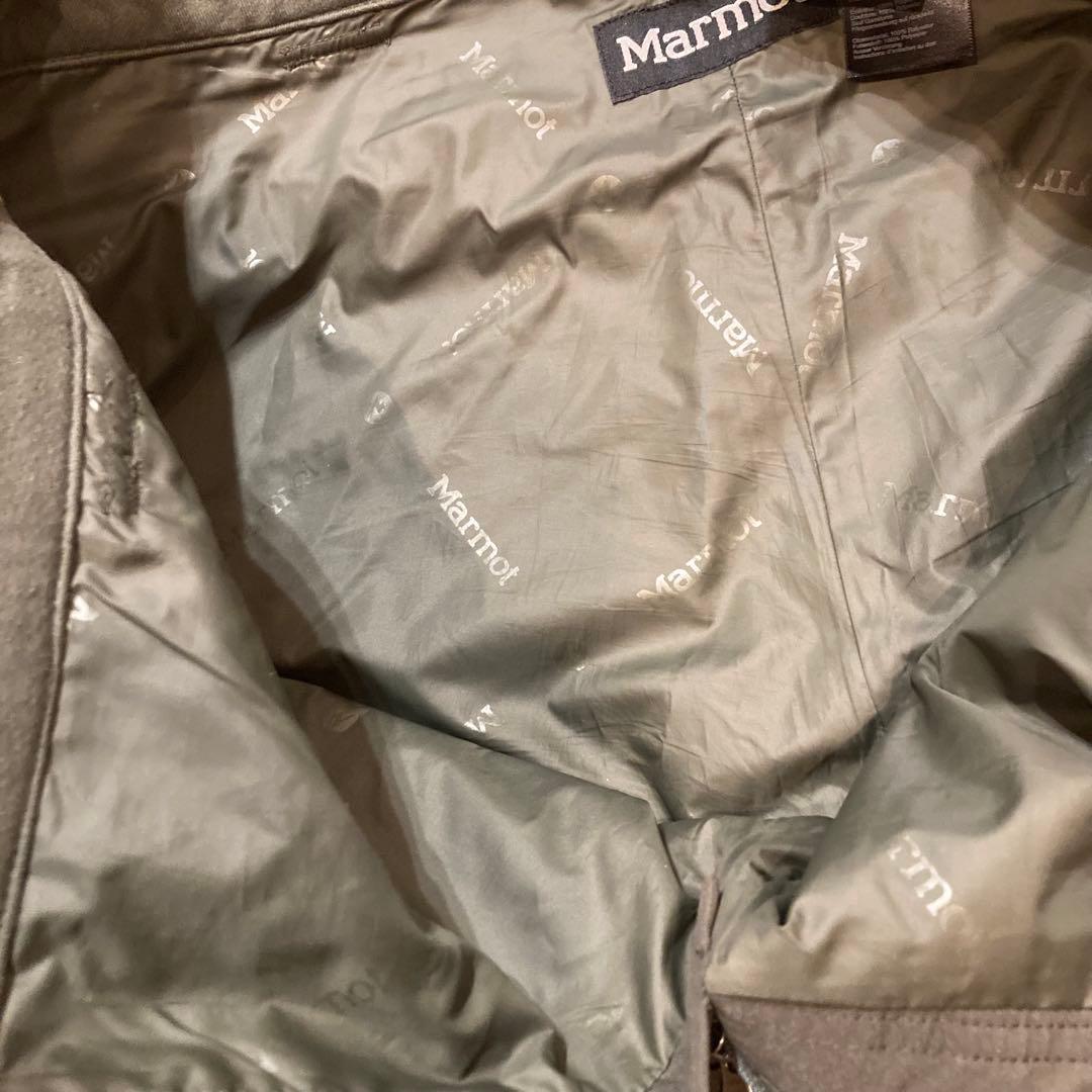 美品　【マーモット MARMOT】スノーパンツ ゴアテックス　L オリーブ