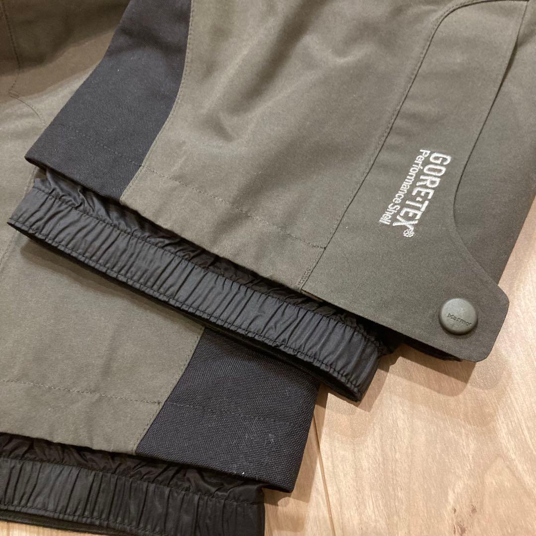 美品　【マーモット MARMOT】スノーパンツ ゴアテックス　L オリーブ