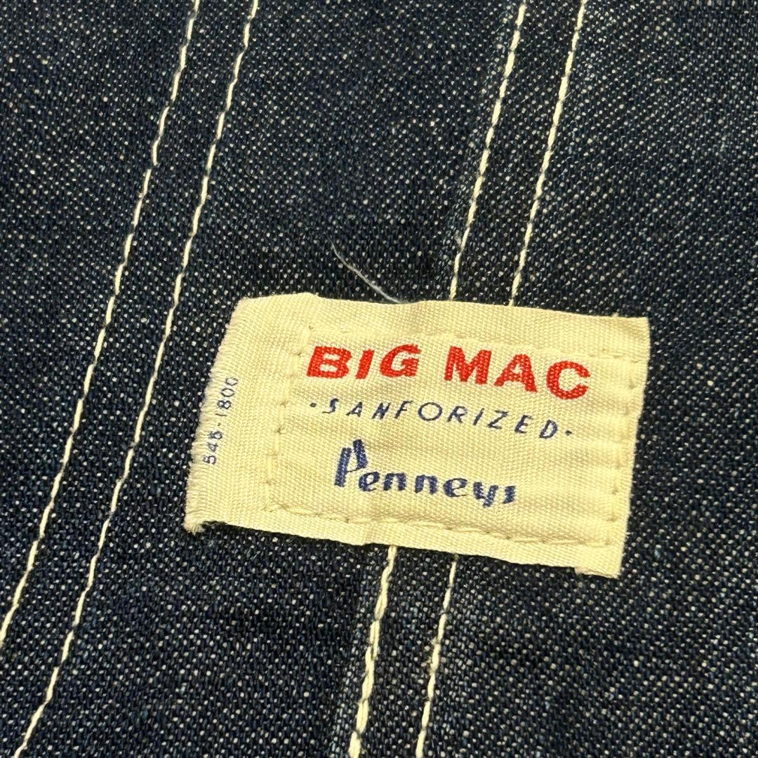 【美品】60s BIG MAC ビッグマック デニムカバーオール Penneys