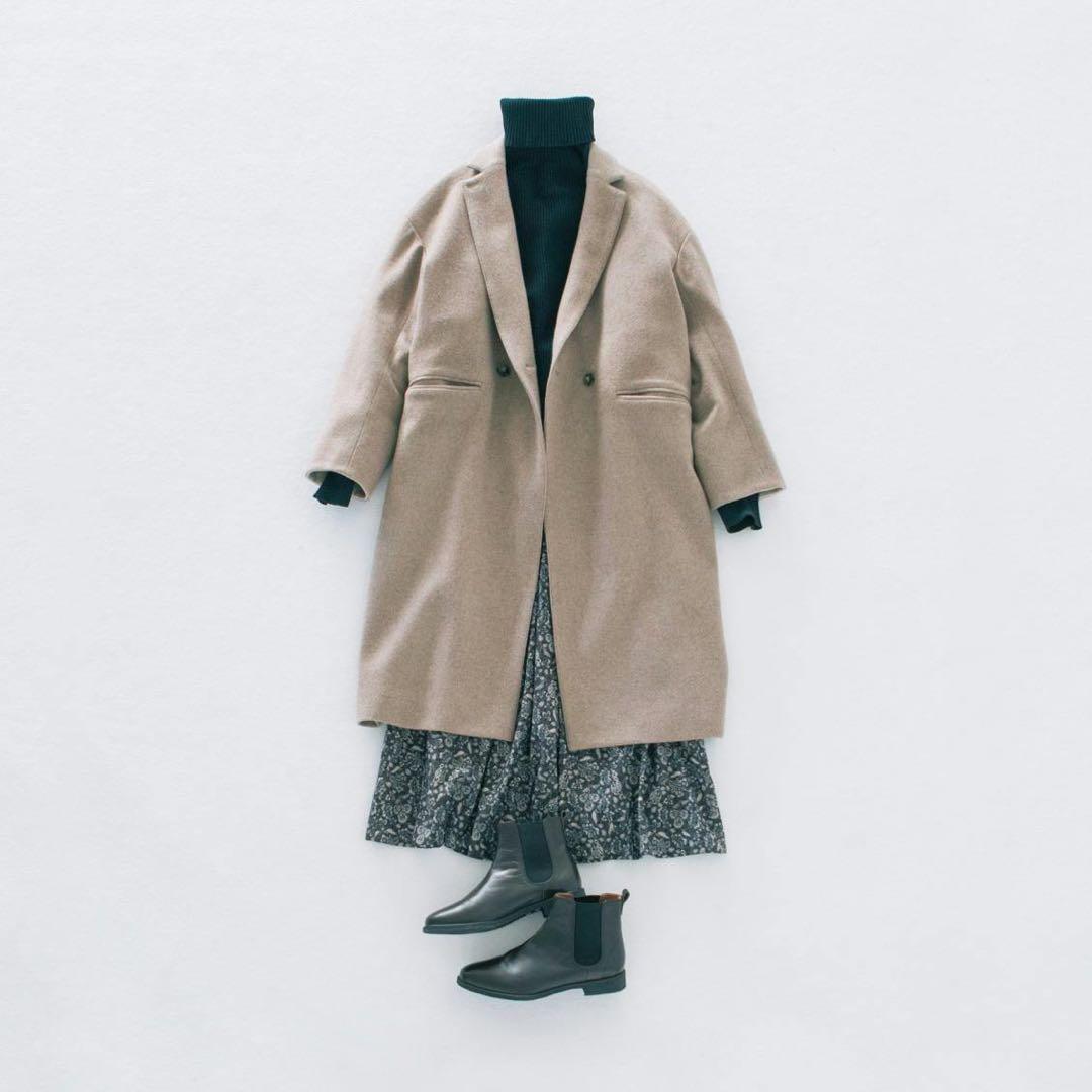 みるこ　3WAYアレンジ襟のかろやかチェスターコート