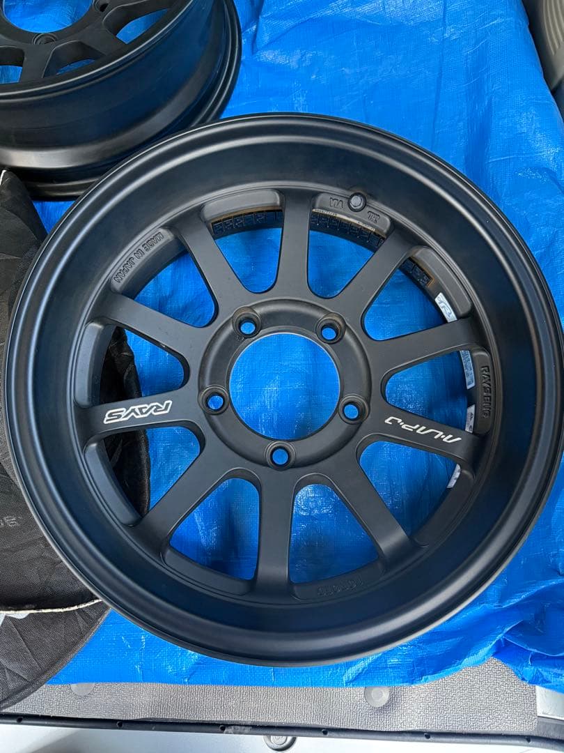 RAYS マットブラック 16インチ ホイール　ジムニーシエラ ５本セット