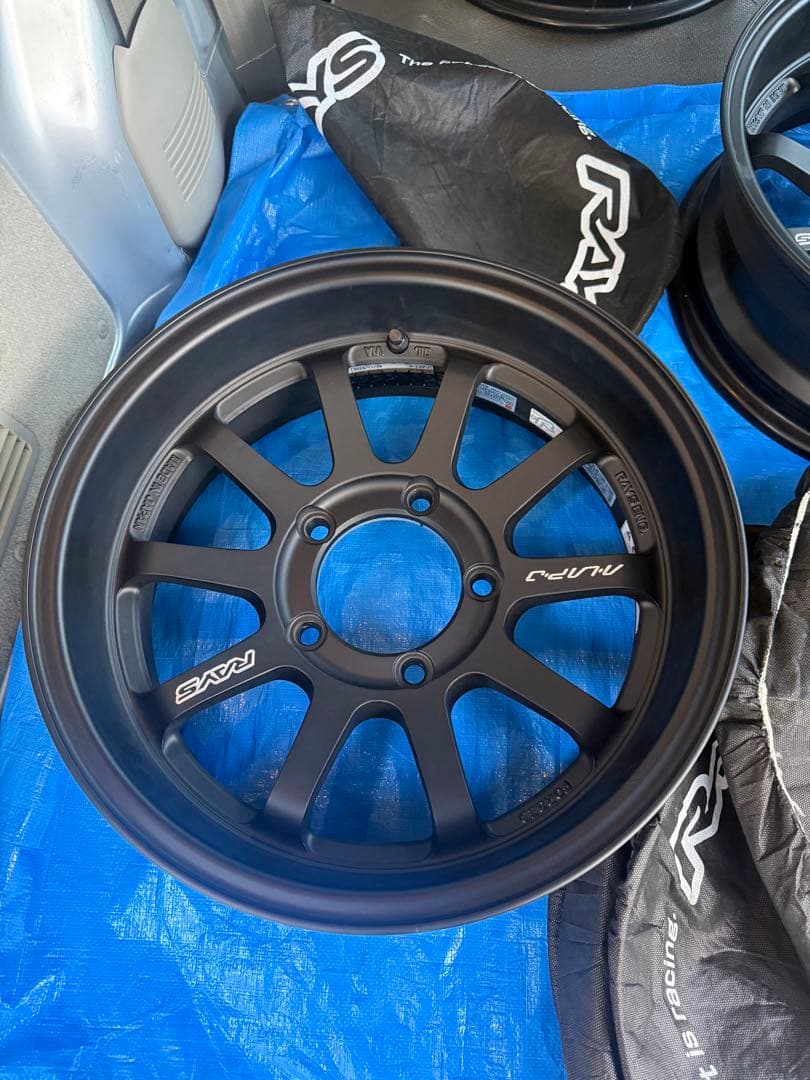 RAYS マットブラック 16インチ ホイール　ジムニーシエラ ５本セット