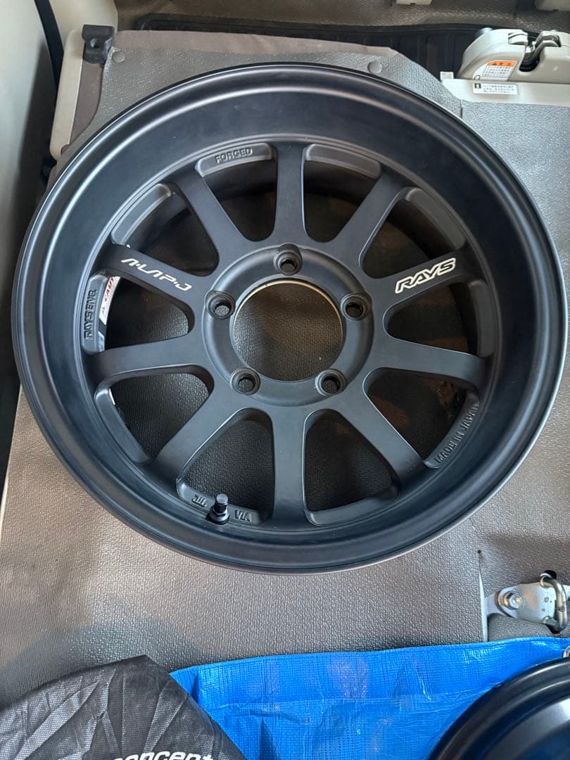 RAYS マットブラック 16インチ ホイール　ジムニーシエラ ５本セット