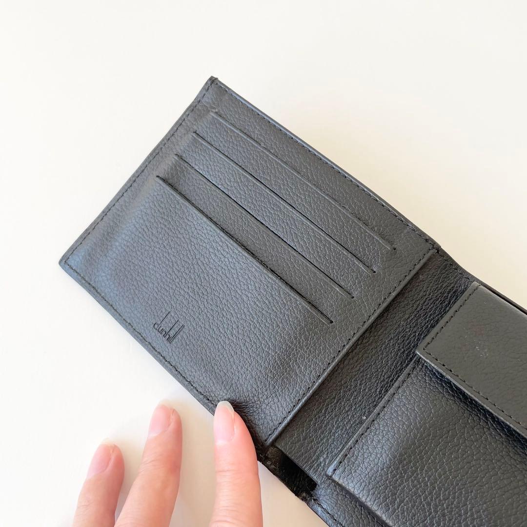 【新品・保管品】dunhill メンズ 二つ折り財布 ケース付き