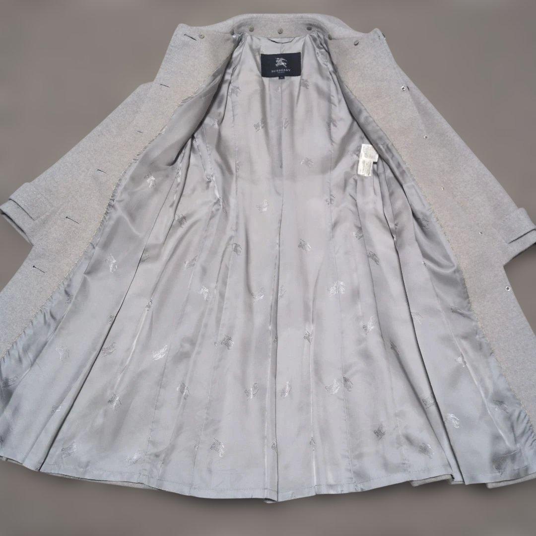 BURBERRY グレー ロングコート 38