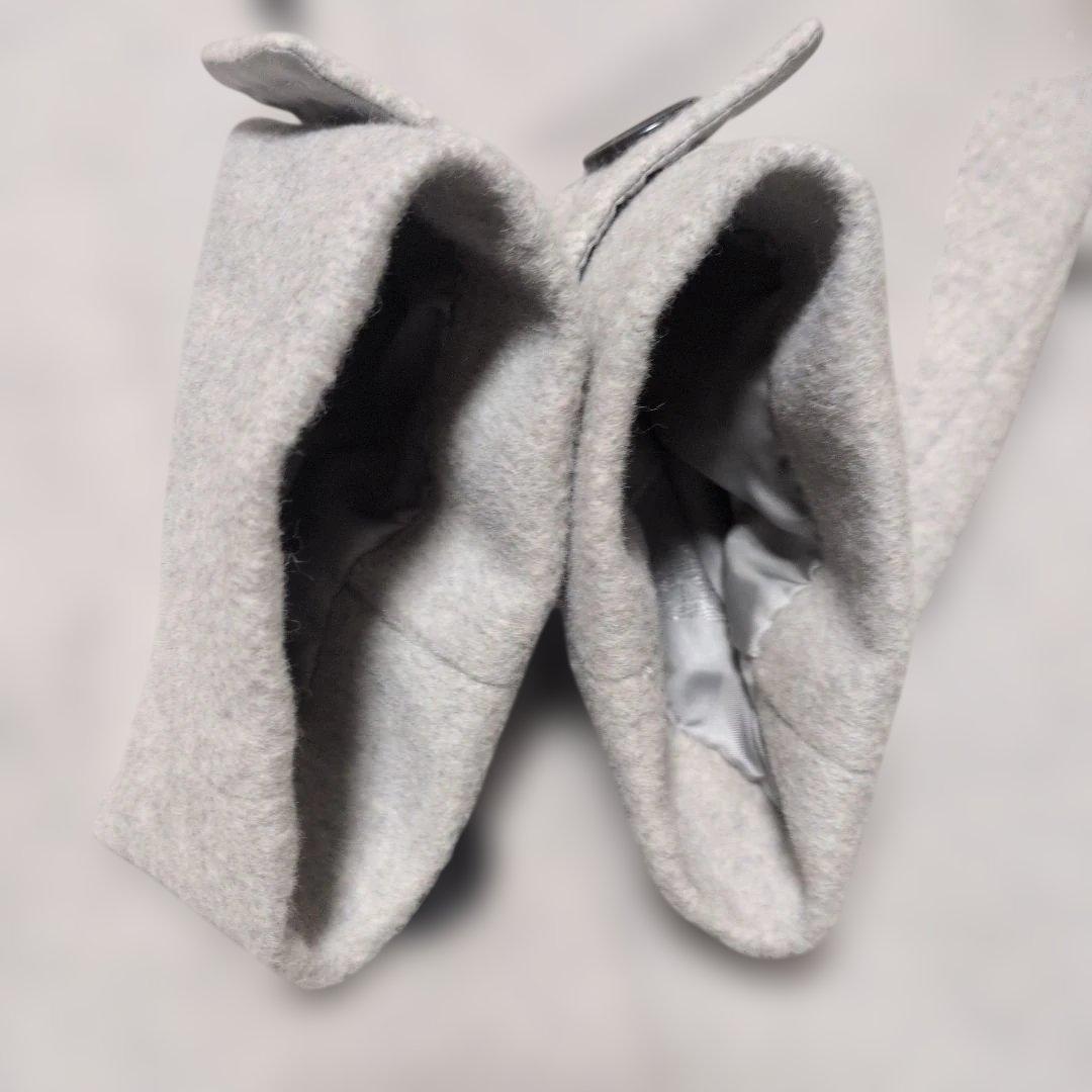 BURBERRY グレー ロングコート 38