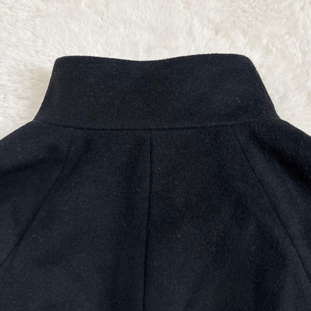 【美品】ANAYI アナイ ショートコート アンゴラ混 ブラック 日本製