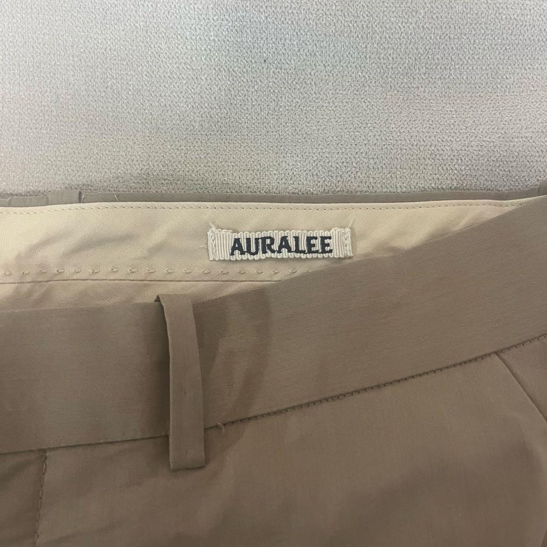 AURALEE FINX POLYESTER SLACKS サイズ4