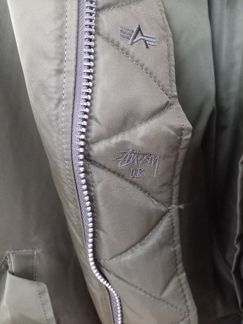 STUSSY ALPHA FRAGMENT MA-1 25周年モデル