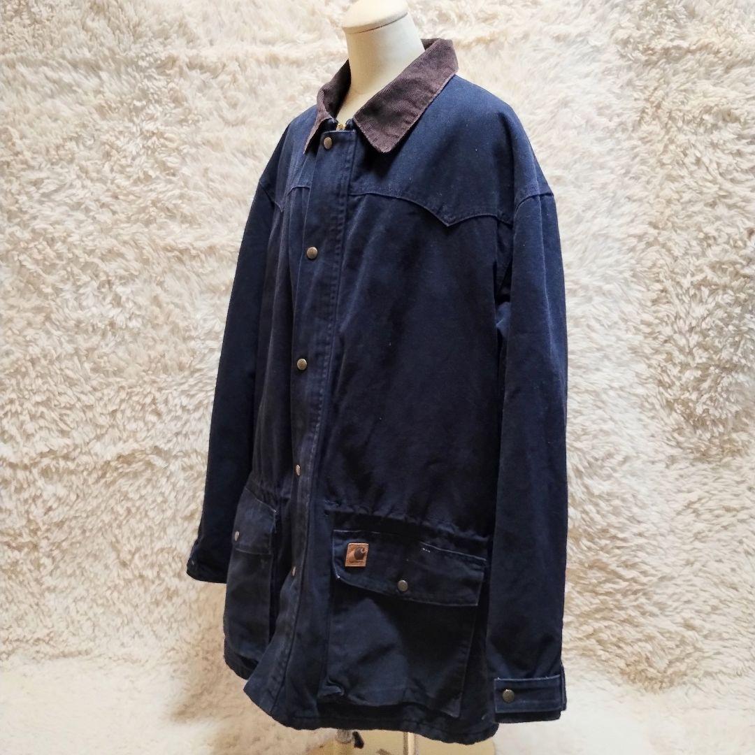 カーハート　ワークジャケット　ランチコート　カバーオール　チェック柄　メキシコ製