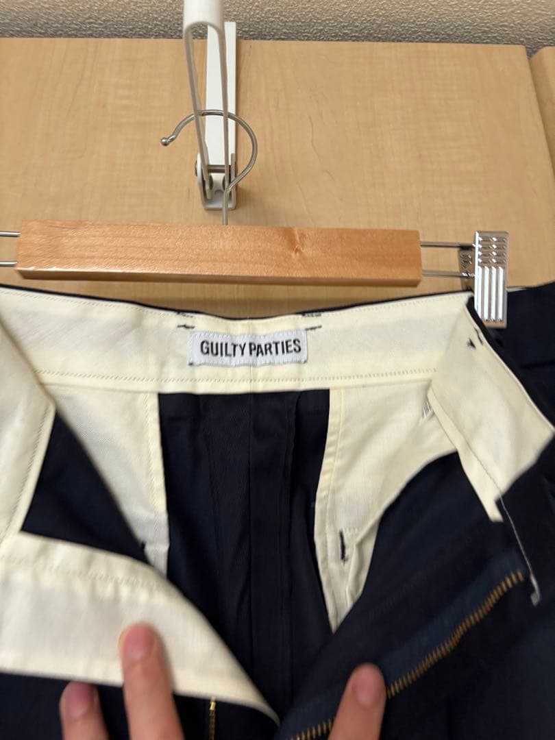 24ss WACKO MARIA チノトラウザー　ネイビー　XXL