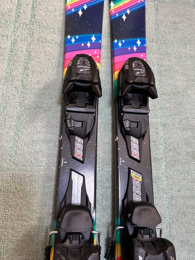k2 フリースタイルスキー 119cm ジュニア 調整ビンディング付き