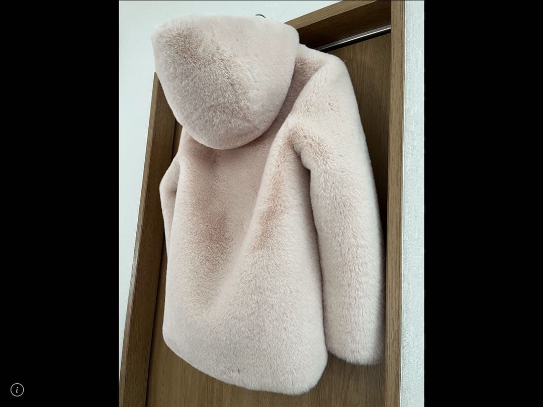 新品 H BRAND エイチブランド フェイクファーフードジャケット