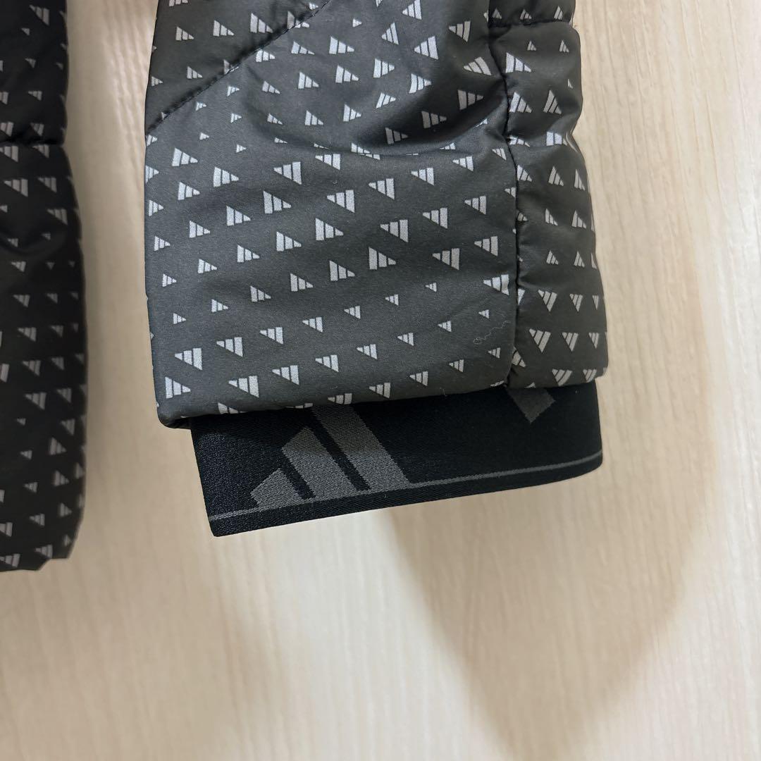 美品　adidas ゴルフウェア　中綿入りナイロンジャケット　アディダス