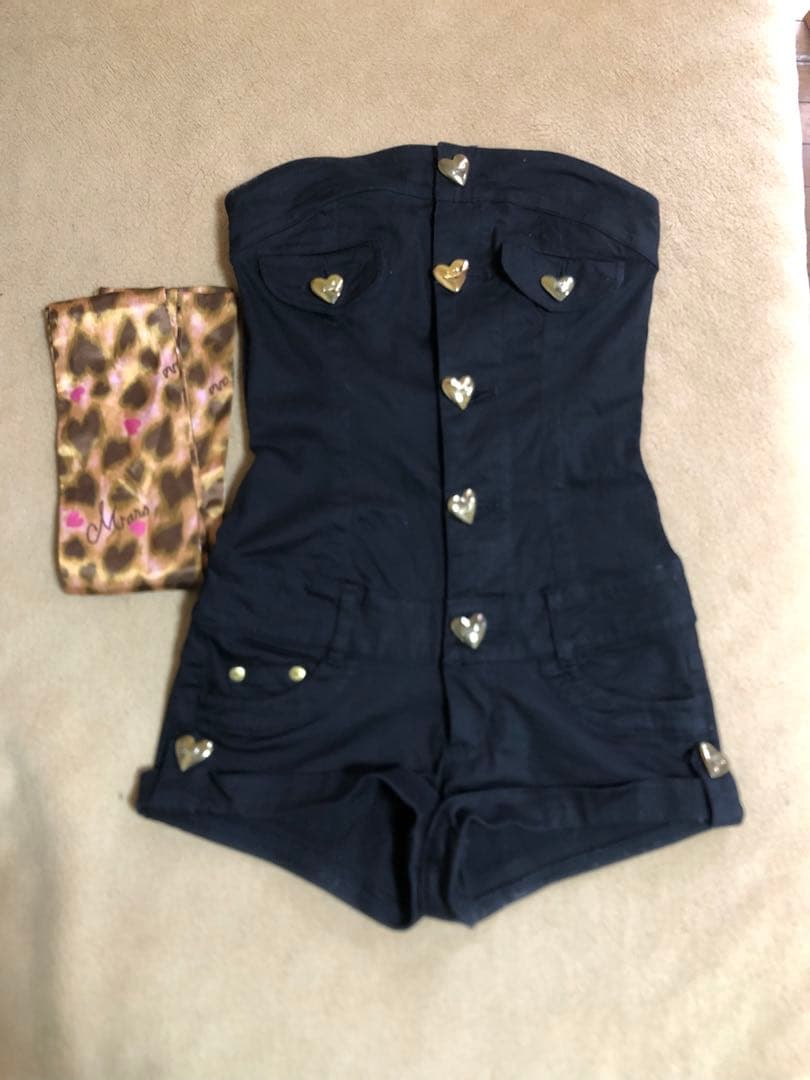 MA＊RS豹柄ベルト付き♡ ベアオールインワン　MARS サロペット