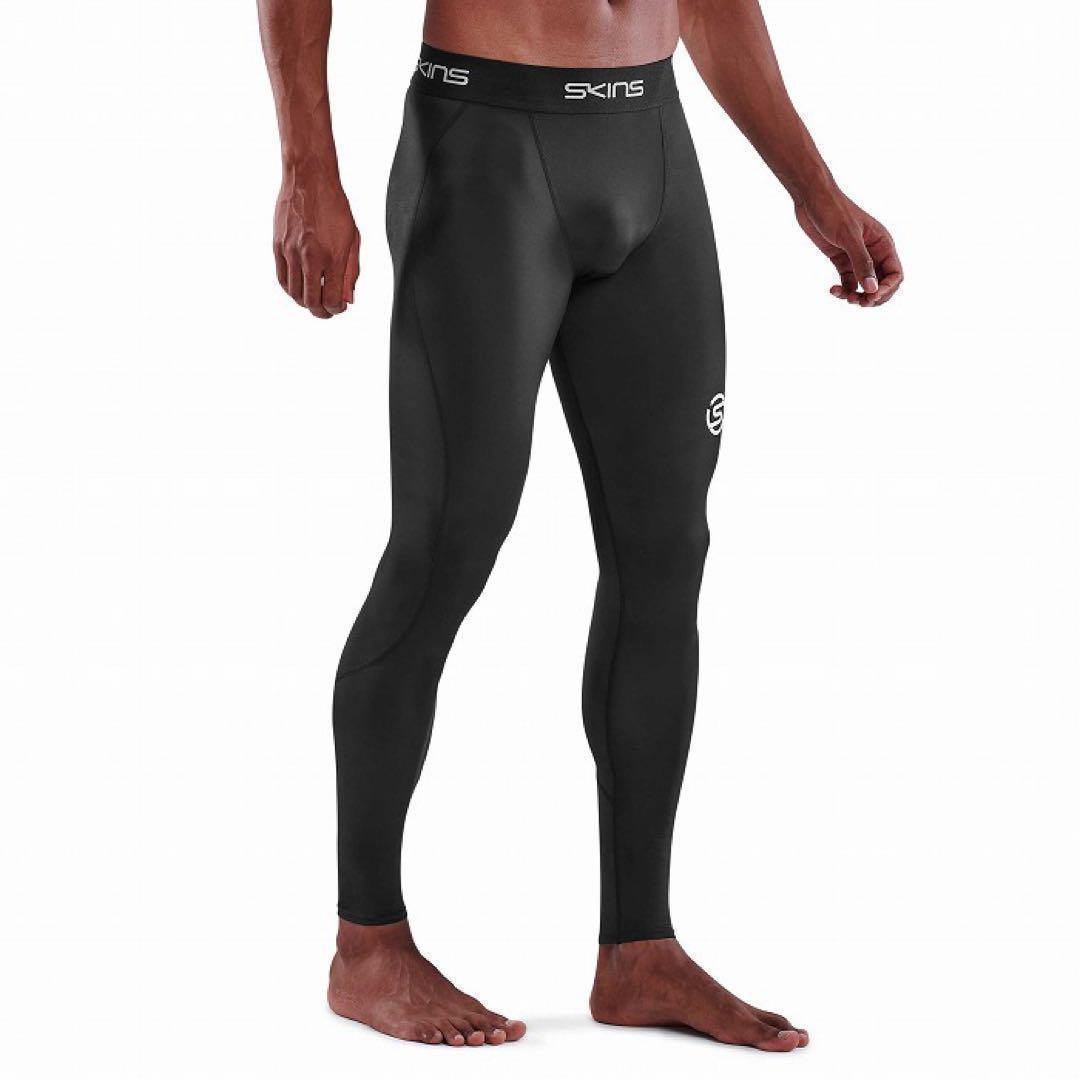 [新品] スキンズ SERIES-1 サポート ロングタイツ ブラック Lサイズ