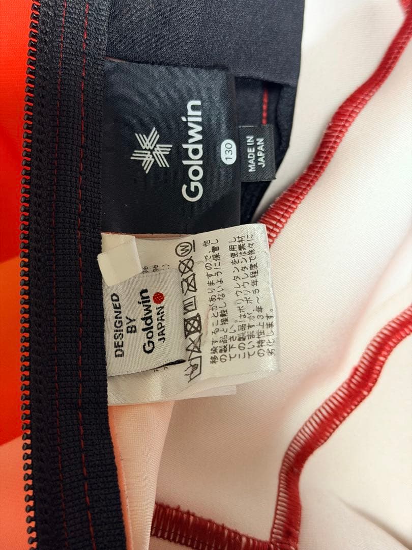 GOLDWIN スキー GSレーシングスーツ 赤 ワンピース 130