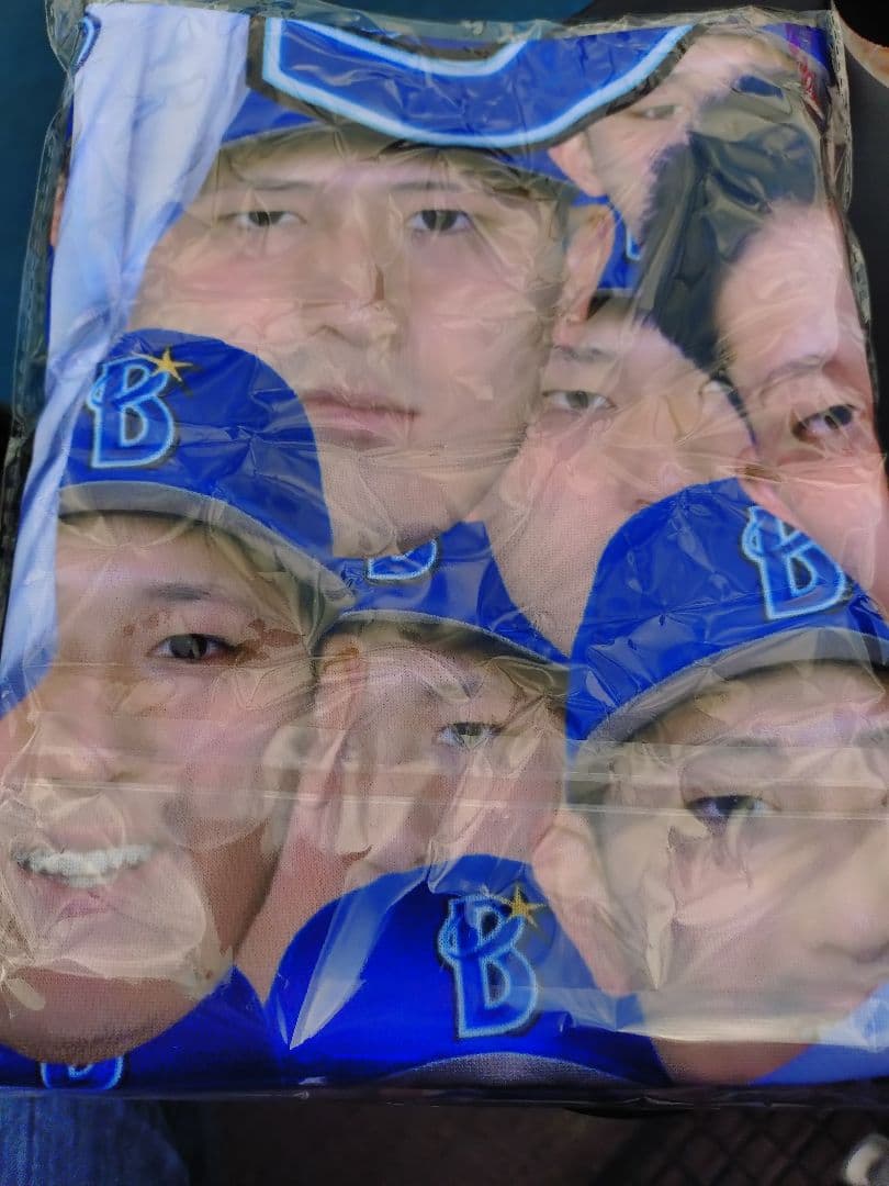 ベイスターズ選手顔プリント応援Tシャツ　松尾選手