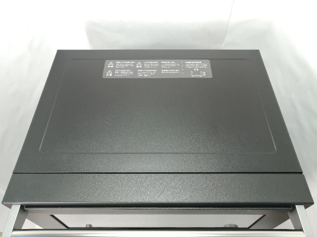 06 22年製 バルミューダデザイン　オーブンレンジ　ブラック