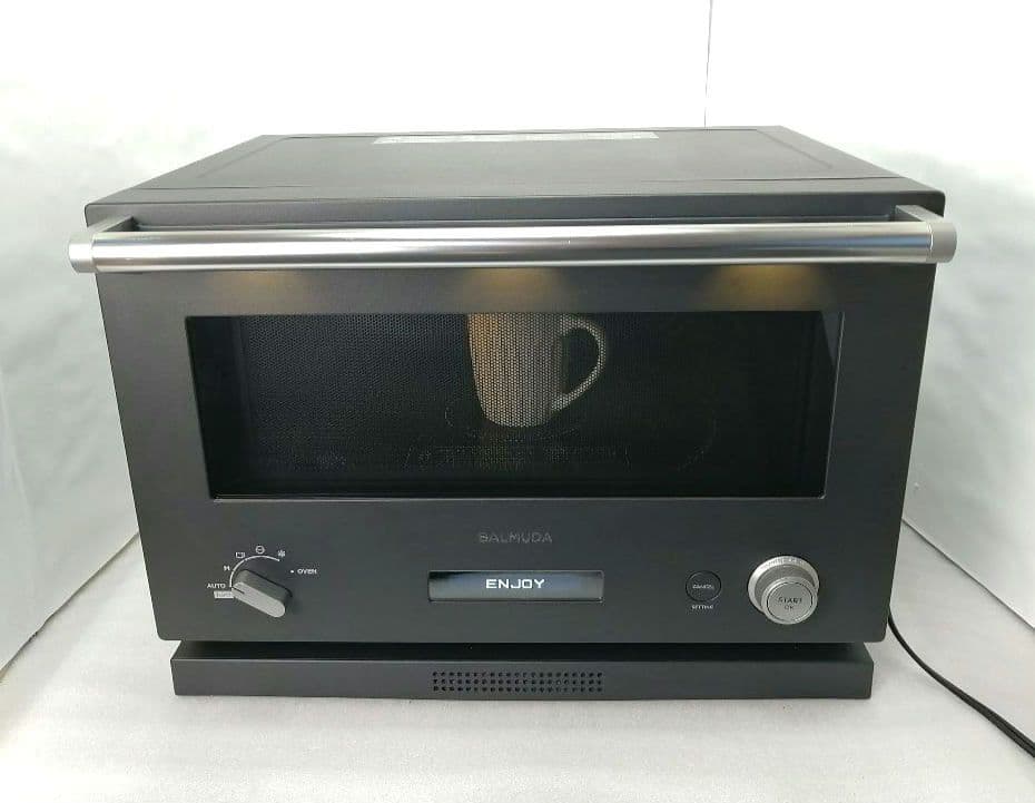 06 22年製 バルミューダデザイン　オーブンレンジ　ブラック