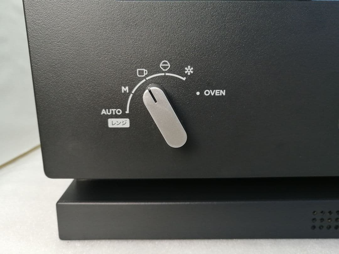 06 22年製 バルミューダデザイン　オーブンレンジ　ブラック