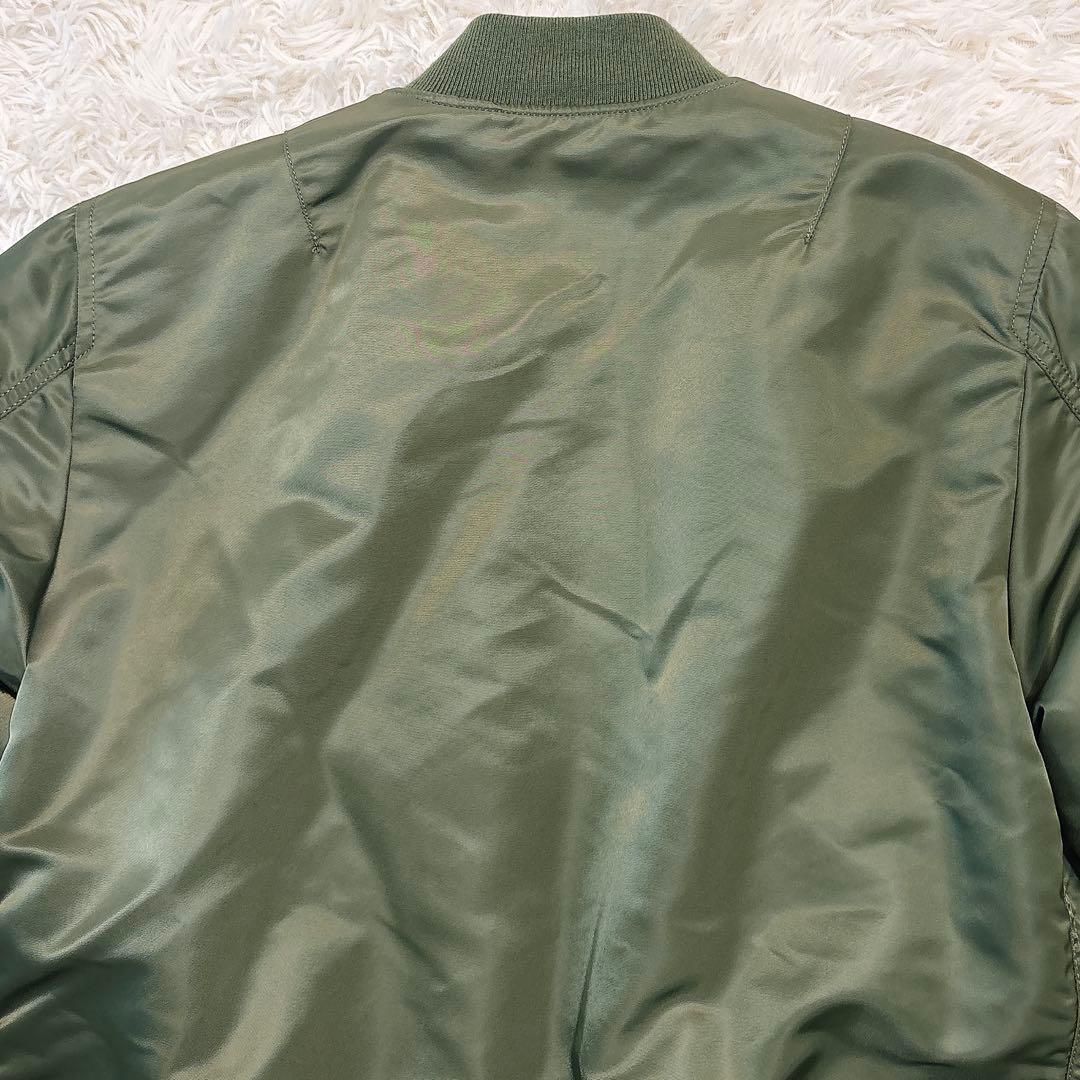 ✨極美品✨ アルファインダストリーズ MA-1 フライトジャケット オリーブ
