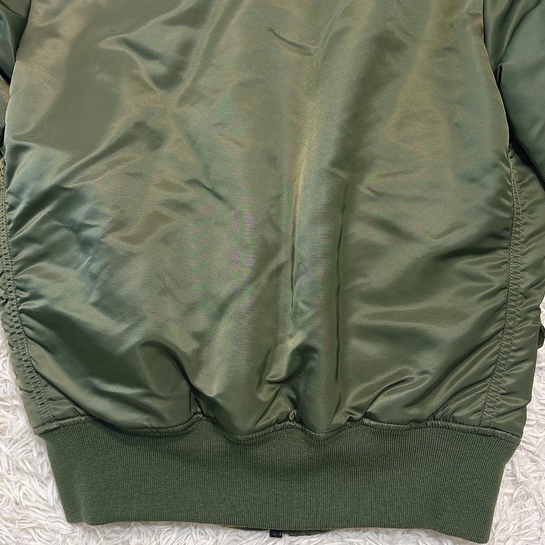 ✨極美品✨ アルファインダストリーズ MA-1 フライトジャケット オリーブ