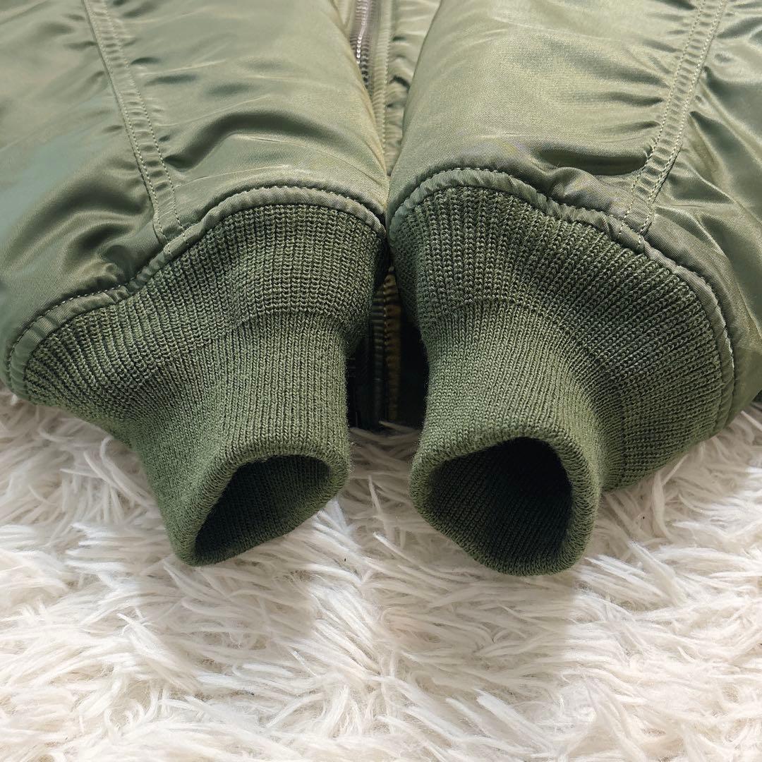 ✨極美品✨ アルファインダストリーズ MA-1 フライトジャケット オリーブ