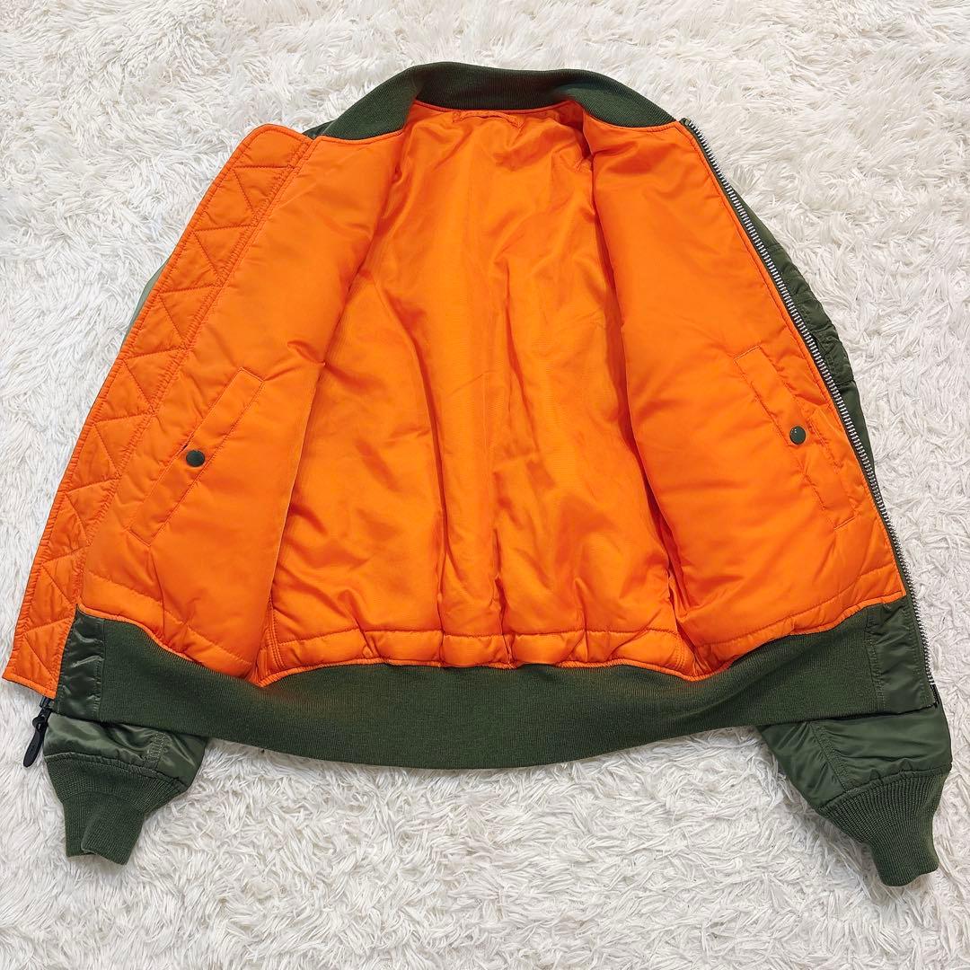 ✨極美品✨ アルファインダストリーズ MA-1 フライトジャケット オリーブ