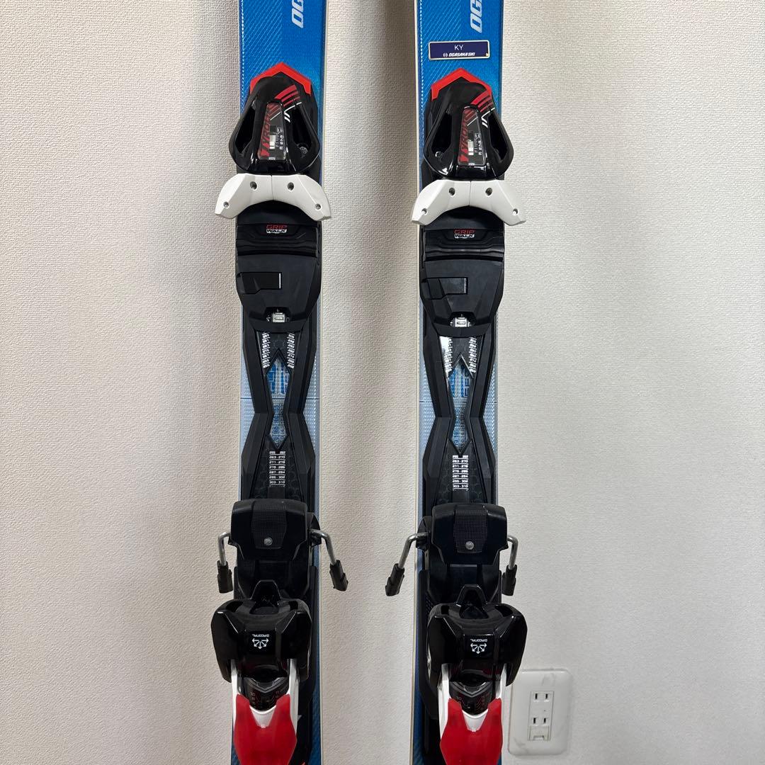 OGASAKA KS-CTスキー 板 青色 バインディング付き　155cm
