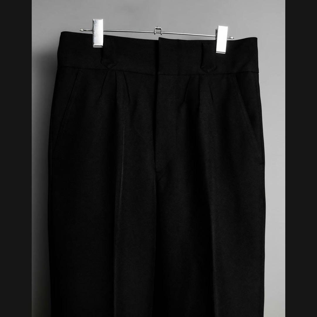 パンツ SHIKITARI PINTUCK MEGA FLARE SLACKS