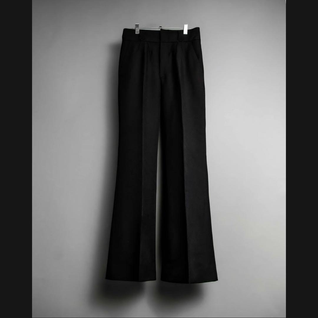 パンツ SHIKITARI PINTUCK MEGA FLARE SLACKS