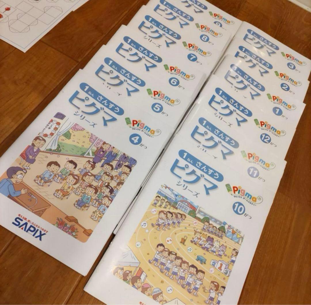 1年分 SAPIXピグマ小1 サピックスピグマ 1年生　SAPIX 入室テスト