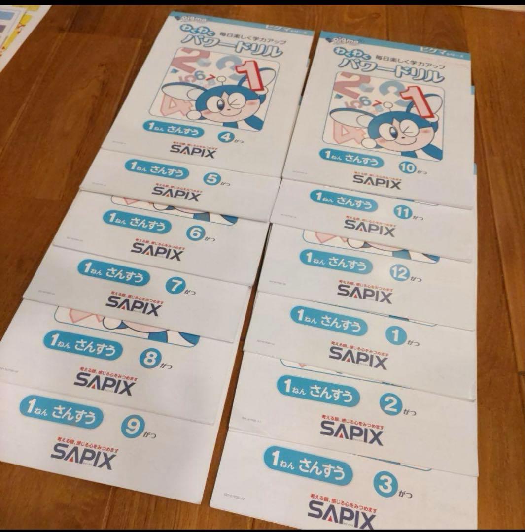 1年分 SAPIXピグマ小1 サピックスピグマ 1年生　SAPIX 入室テスト