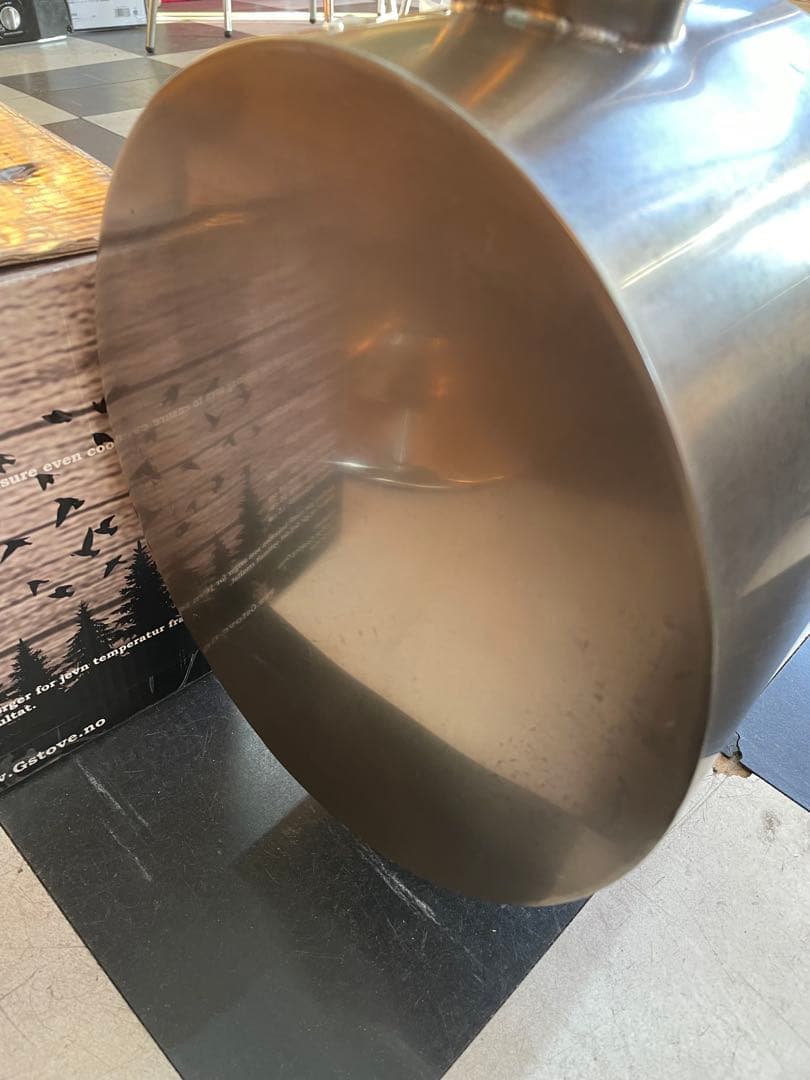 Gストーブ　パイプオーブン　全段ステントレー付属