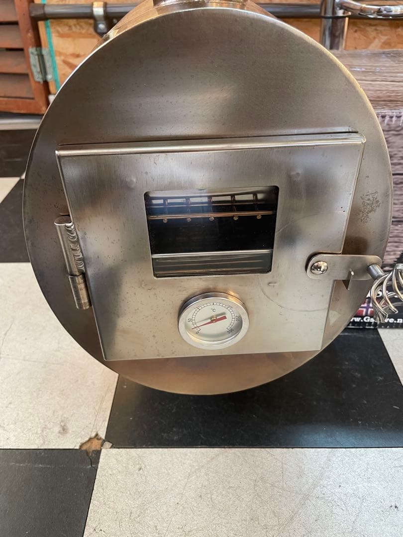 Gストーブ　パイプオーブン　全段ステントレー付属