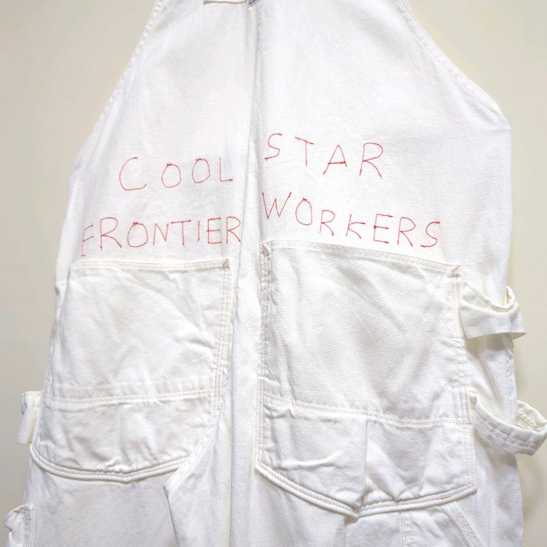 ★150 DENIM DUNGAREE ホワイト デニム オーバーオール