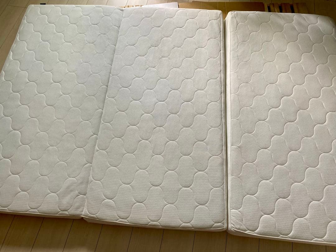 【引取優先】アイリスオーヤマ エアリー 丸ごと洗えるマットレス スノコ付