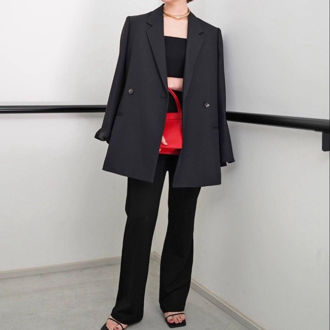 新品タグ付き✨EVERYDAY I LIKE ベアトップジャンプスーツ 黒 M