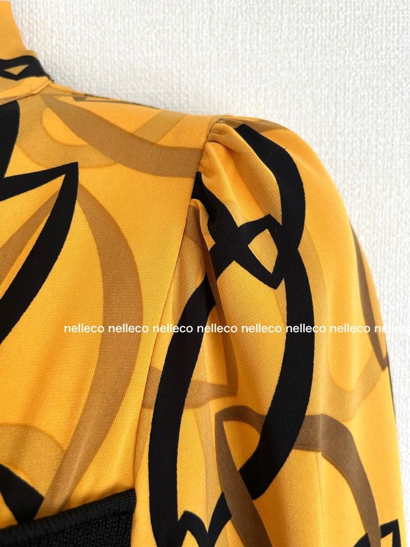 ❤️タグ付き新作　2.6万円　異素材ドッキングワンピース／アナイ　ロートレアモン