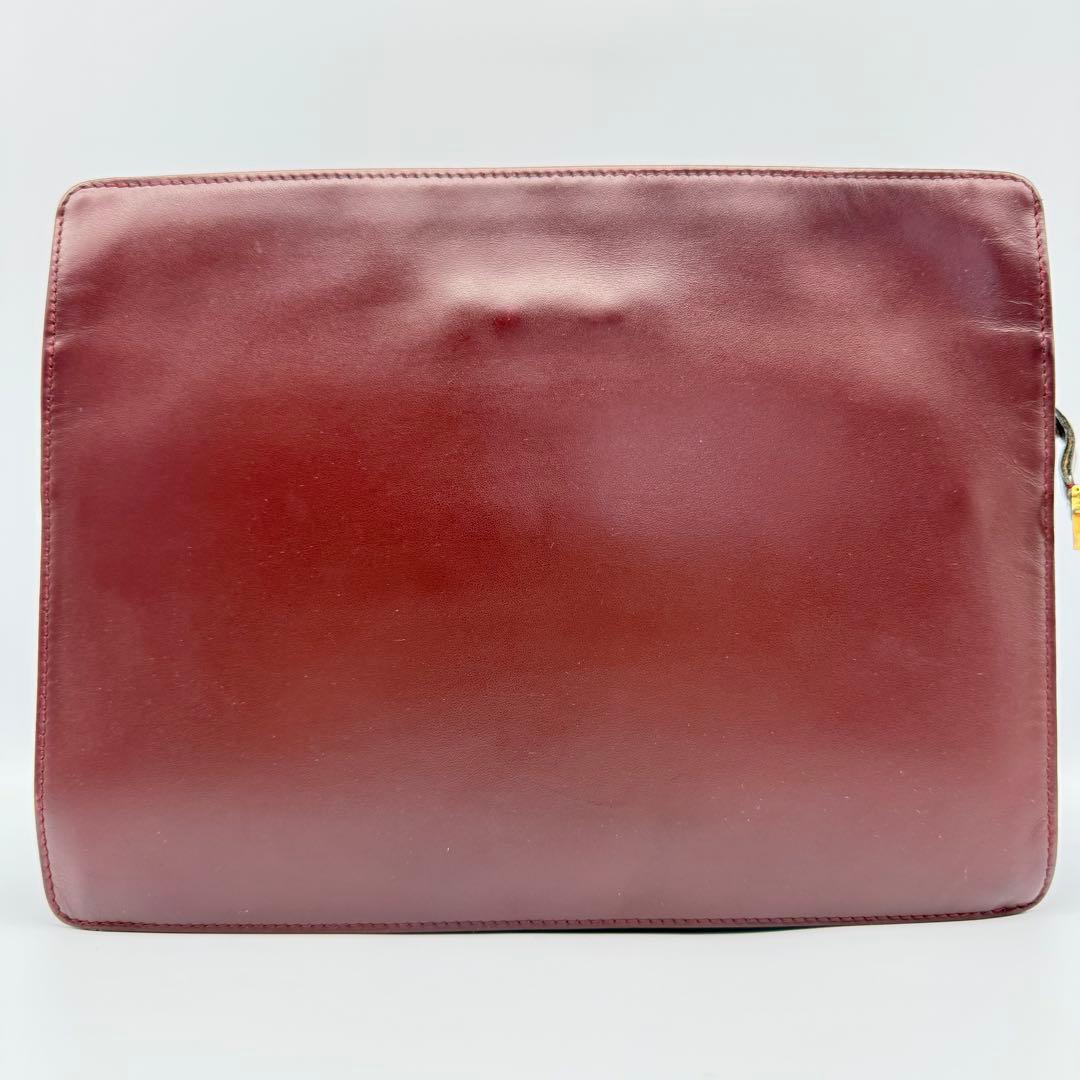 ✨美品✨カルティエ マストライン レザー クラッチバッグ 男女兼用 ゴールド金具